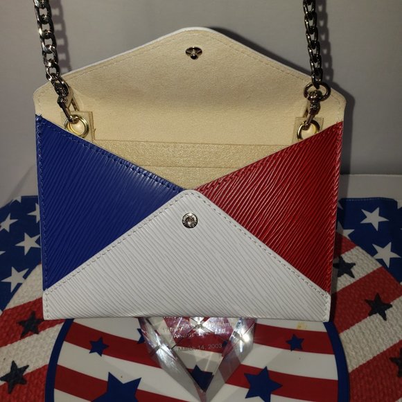 Louis Vuitton Kiragami Red White and Blue Pochette - Rare ! - Picture 3 of 10